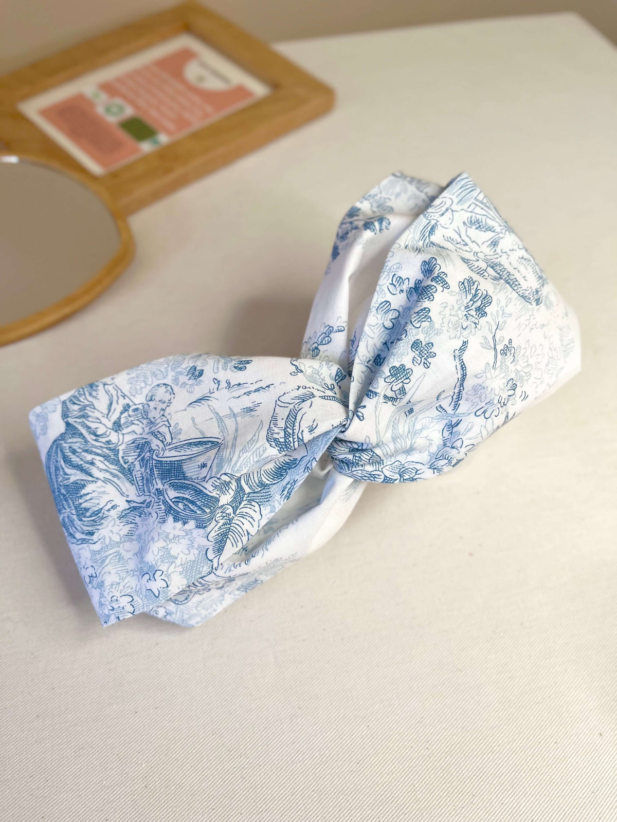Bandeau cheveux élastique croisé en coton Oeko-Tex – Fait Main |Gaia Greener Gaia Greener