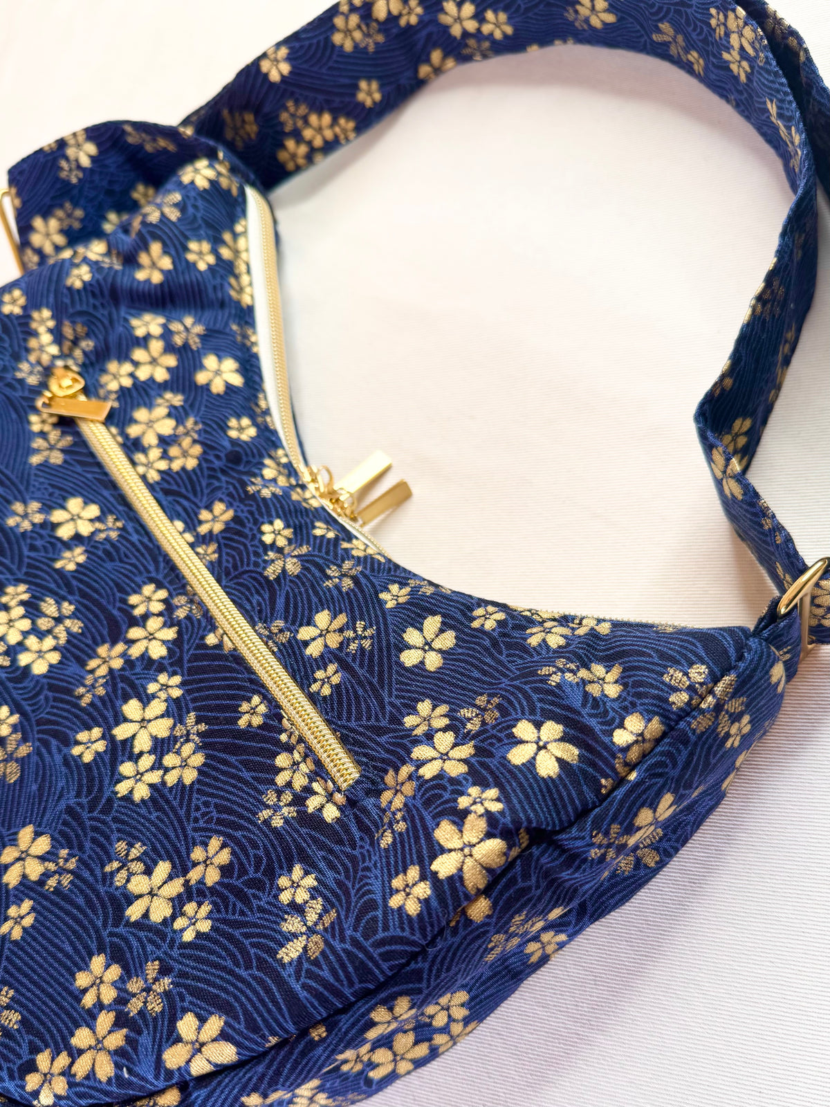 Sac bandoulière femme en coton Oeko-Tex – Fait main en France
