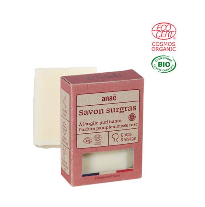 Savon Pamplemousse Bio - Argile Blanche Anaé