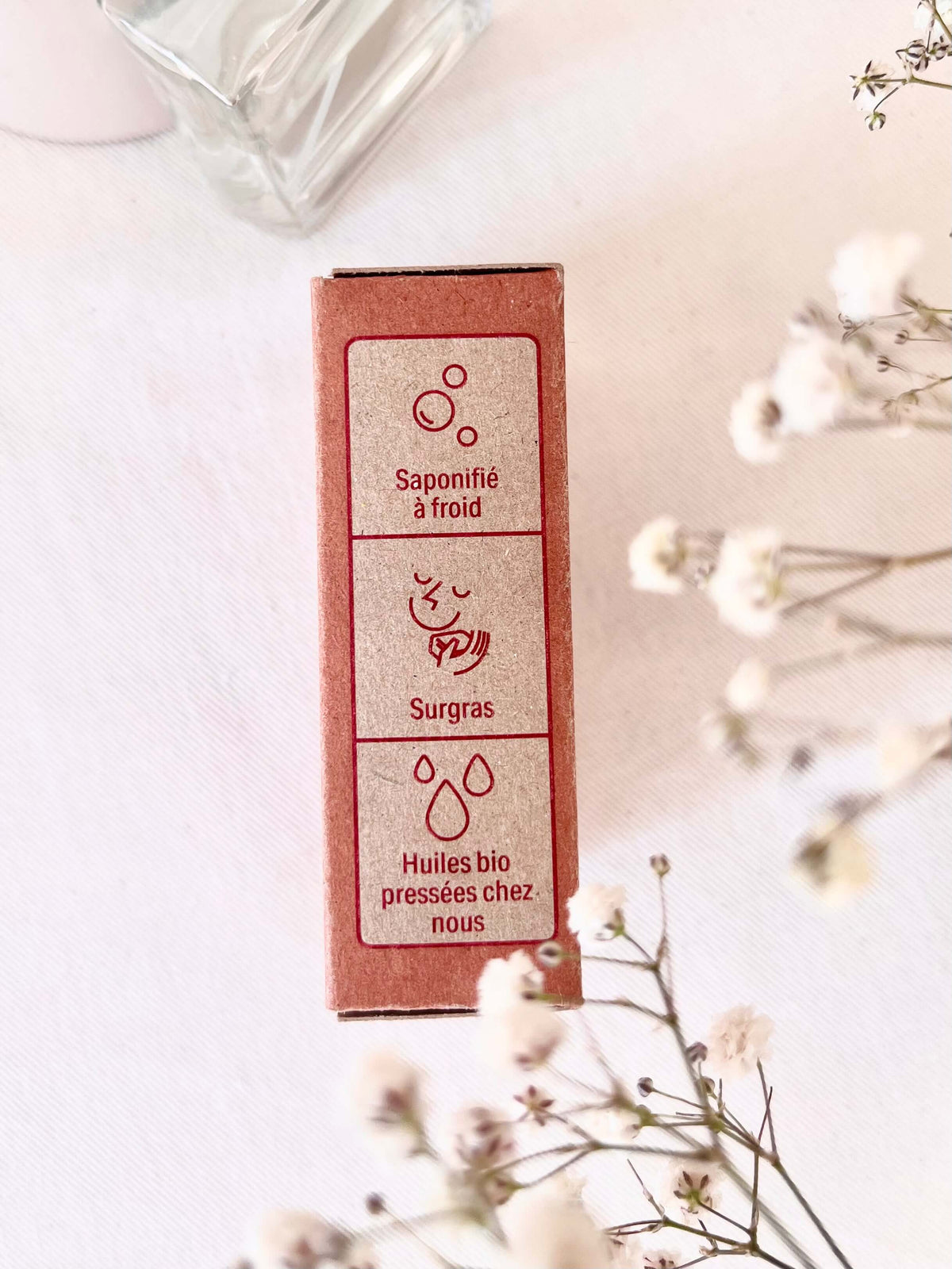 Savon solide neutre Calendula Bio 100g Anaé.