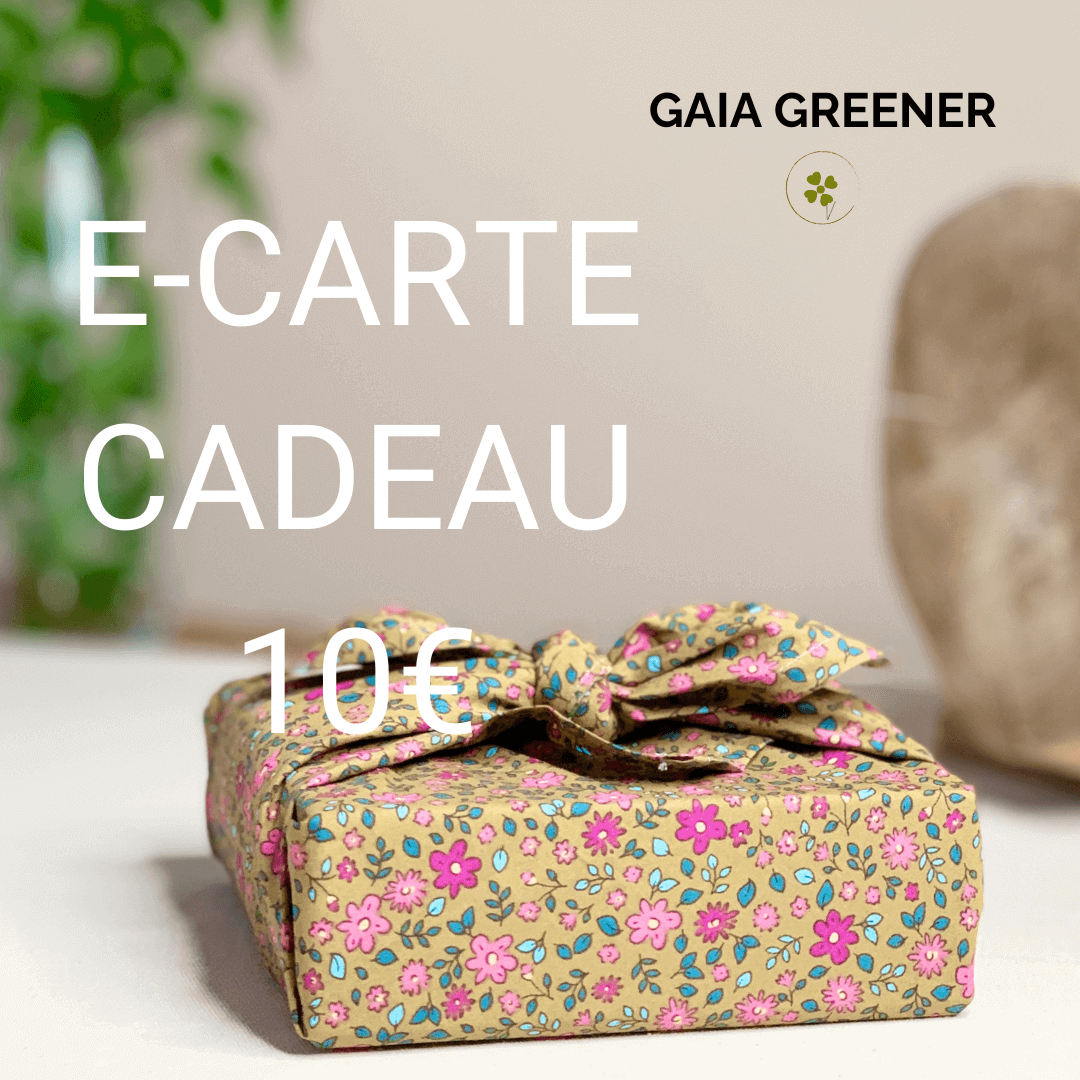 E-Carte Cadeau GAIA GREENER GAIA GREENER