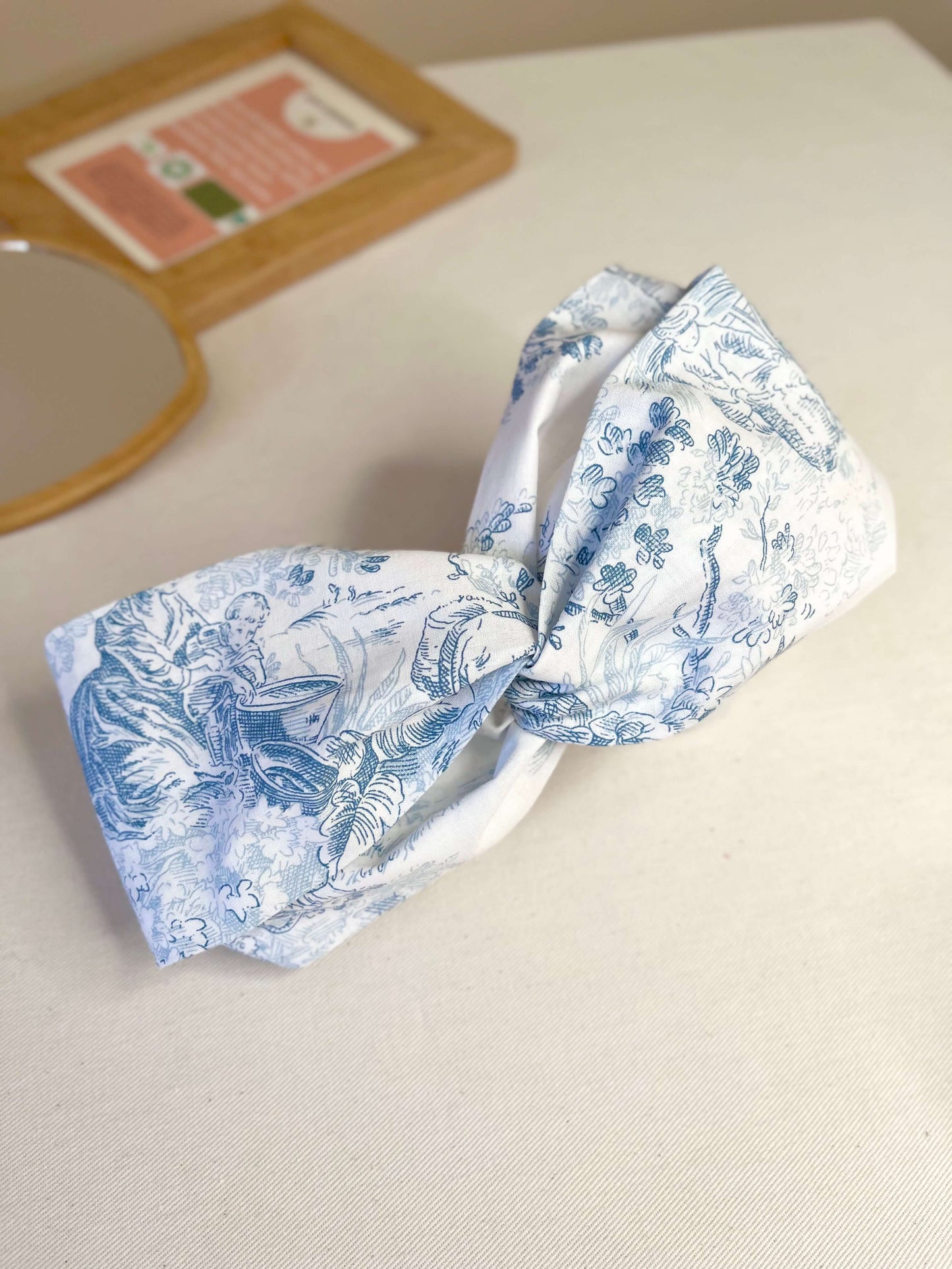 Bandeau cheveux élastique croisé en coton Oeko-Tex – Fait Main |Gaia Greener Gaia Greener
