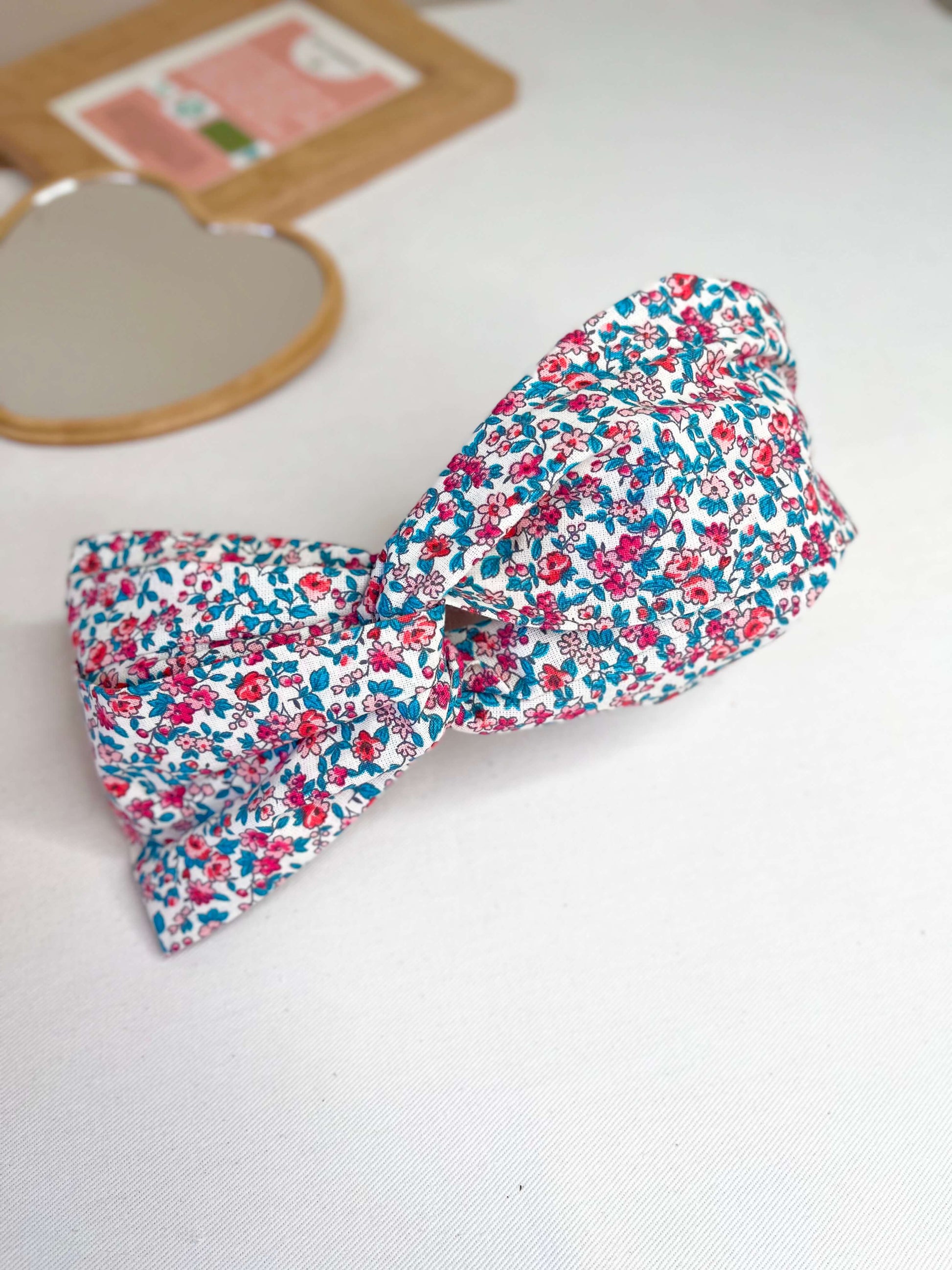 Bandeau cheveux élastique croisé en coton Oeko-Tex – Fait Main |Gaia Greener Gaia Greener