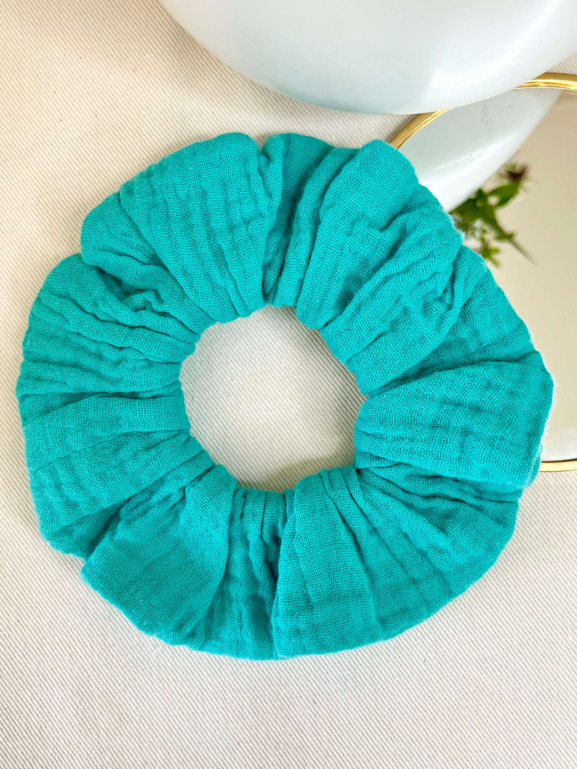 Chouchou cheveux en coton • Tissu Oeko-Tex Gaia Greener
