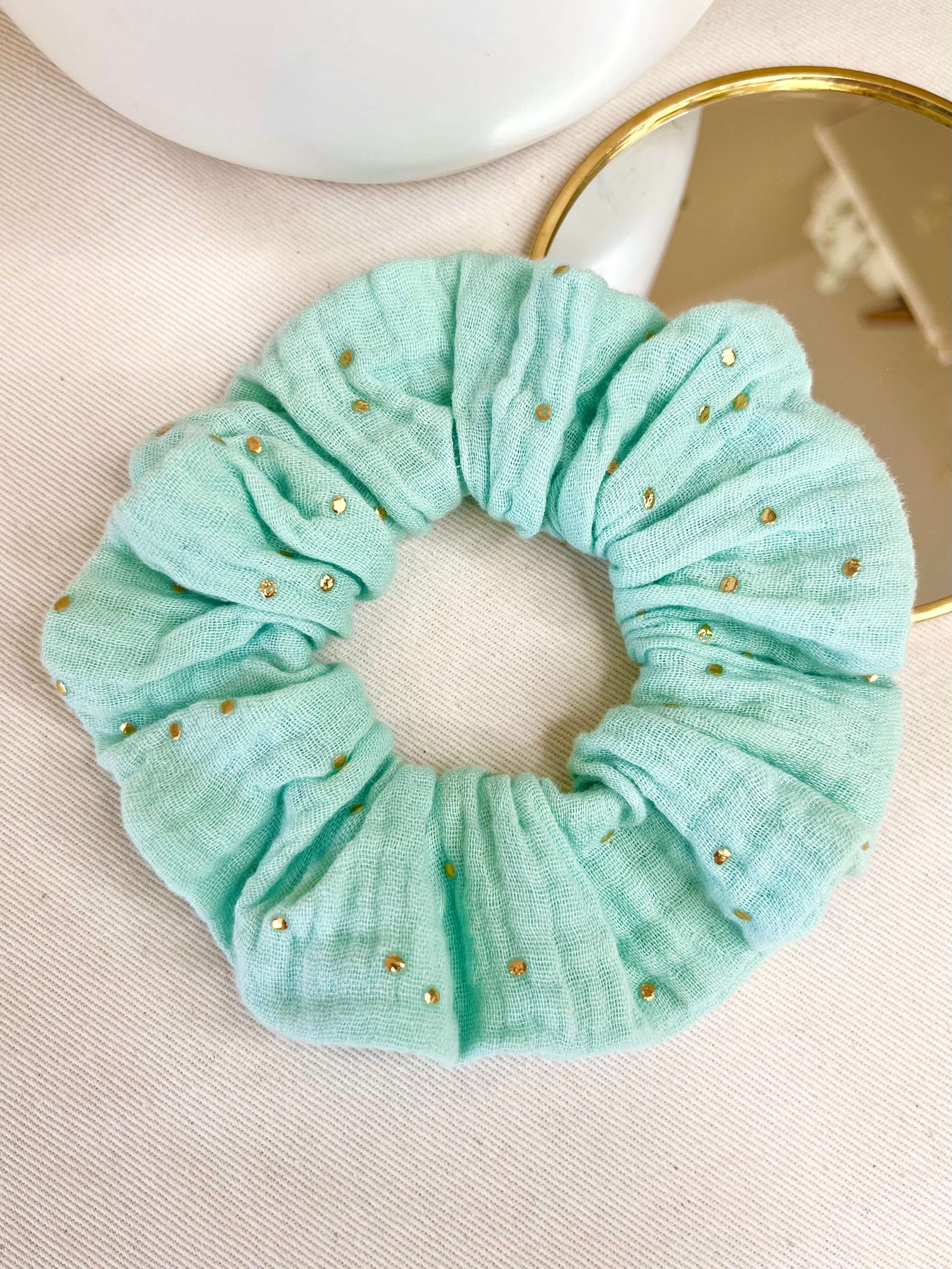 Chouchou cheveux en coton • Tissu Oeko-Tex Gaia Greener
