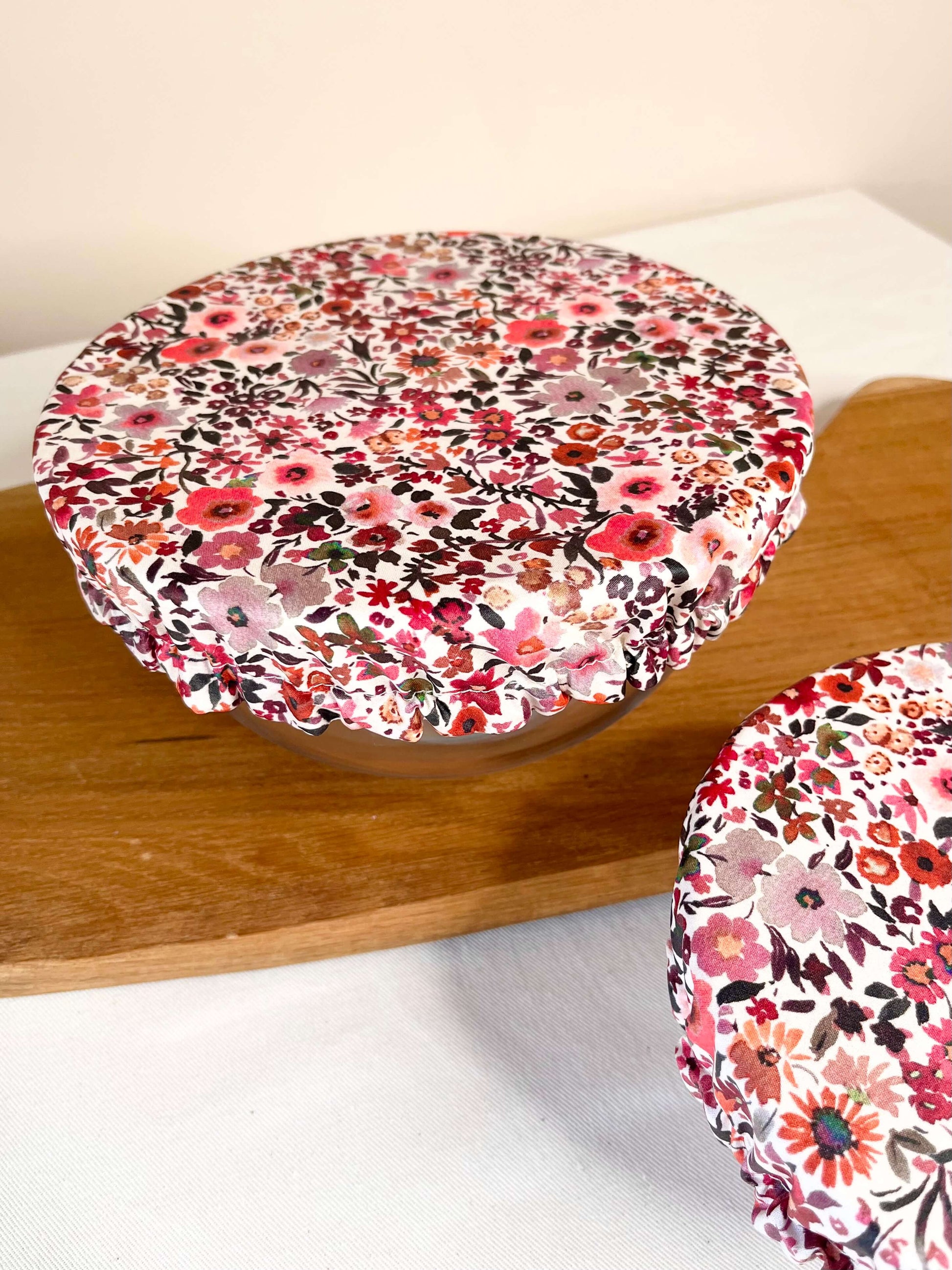 Lot de 3 Couvre-plats alimentaires réutilisables et lavables en tissus Oeko-Tex — Gaia Greener GAIA GREENER