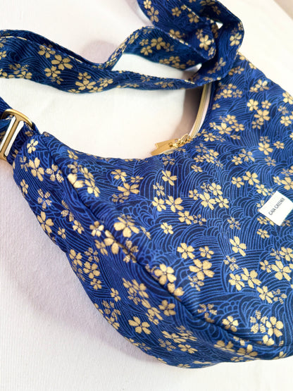 Sac bandoulière femme en coton Oeko-Tex – Fait main en France