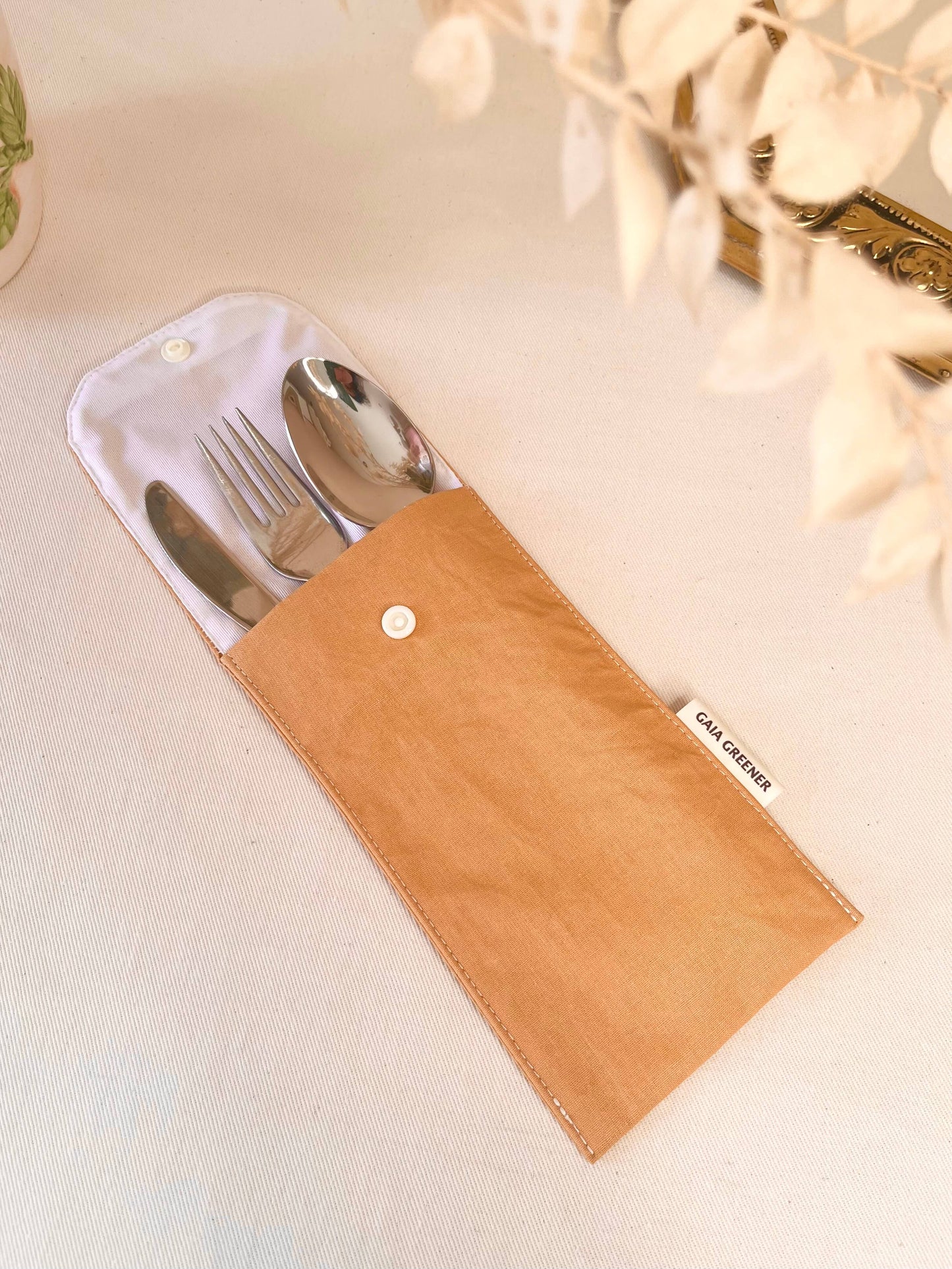 Pochette à couverts réutilisable et imperméable — Gaia Greener GAIA GREENER