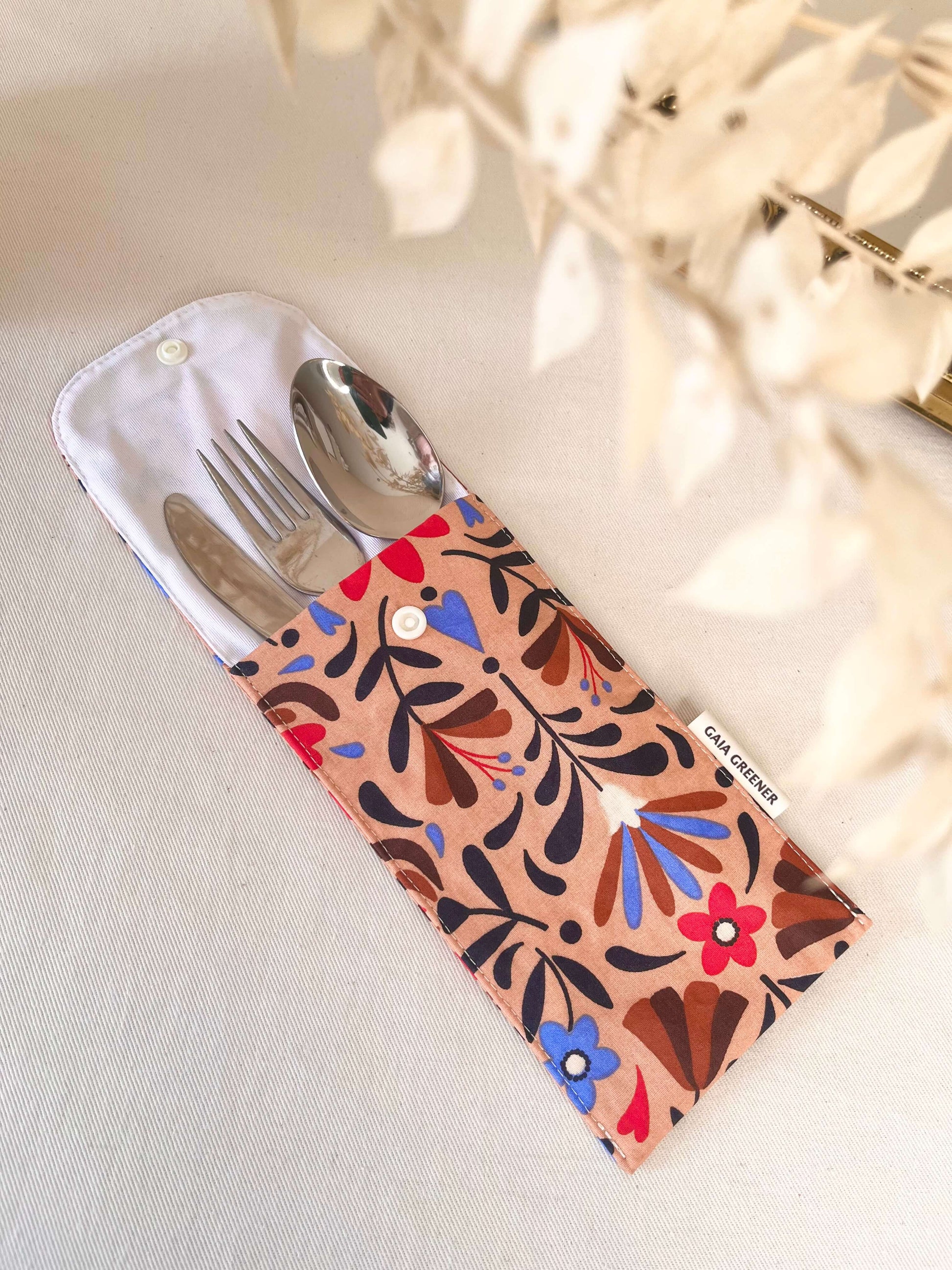 Pochette à couverts réutilisable et imperméable — Gaia Greener GAIA GREENER