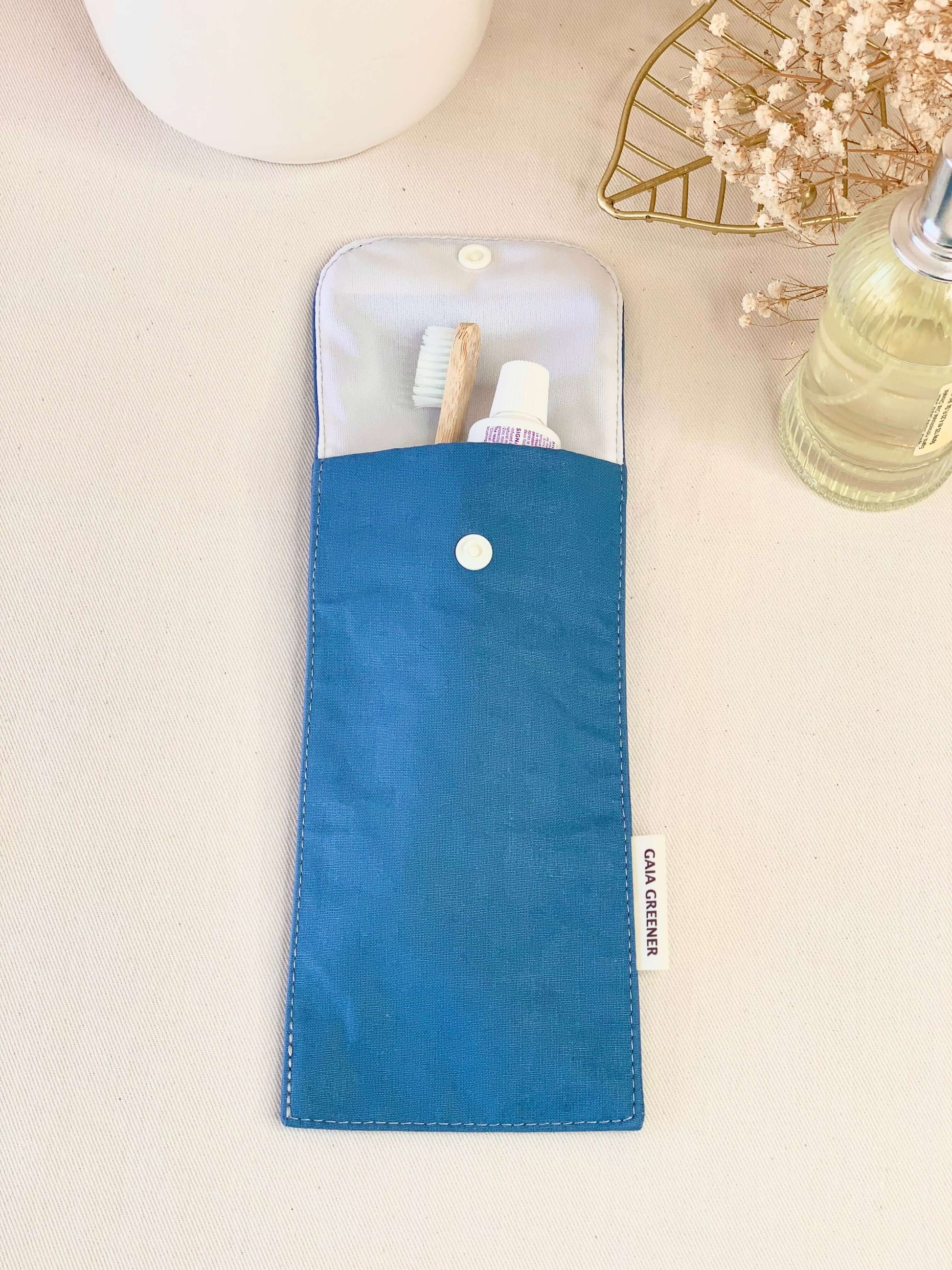 Étui brosse à dents - Réutilisable en tissu imperméable GAIA GREENER