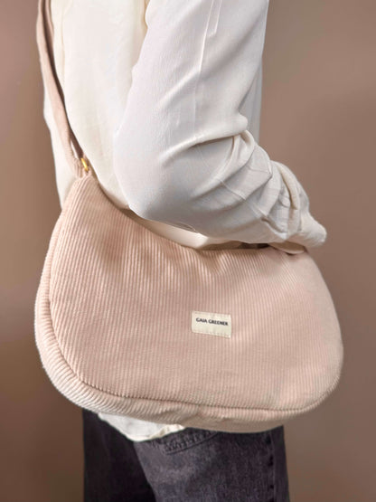 Sac bandoulière femme en coton Oeko-Tex – Fait main en France