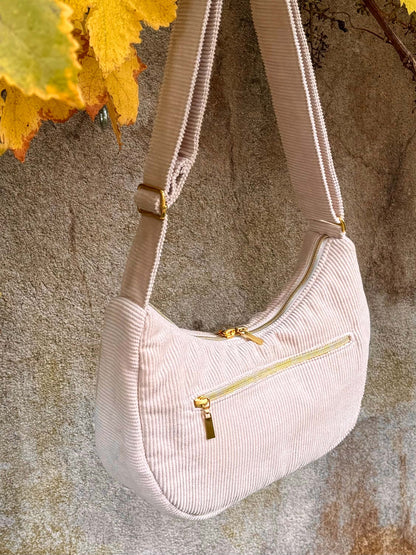 Sac bandoulière femme en coton Oeko-Tex – Fait main en France