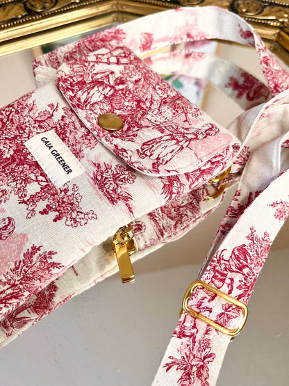 Pochette téléphone portable en coton Oeko-Tex avec anse réglable — Gaia Greener GAIA GREENER