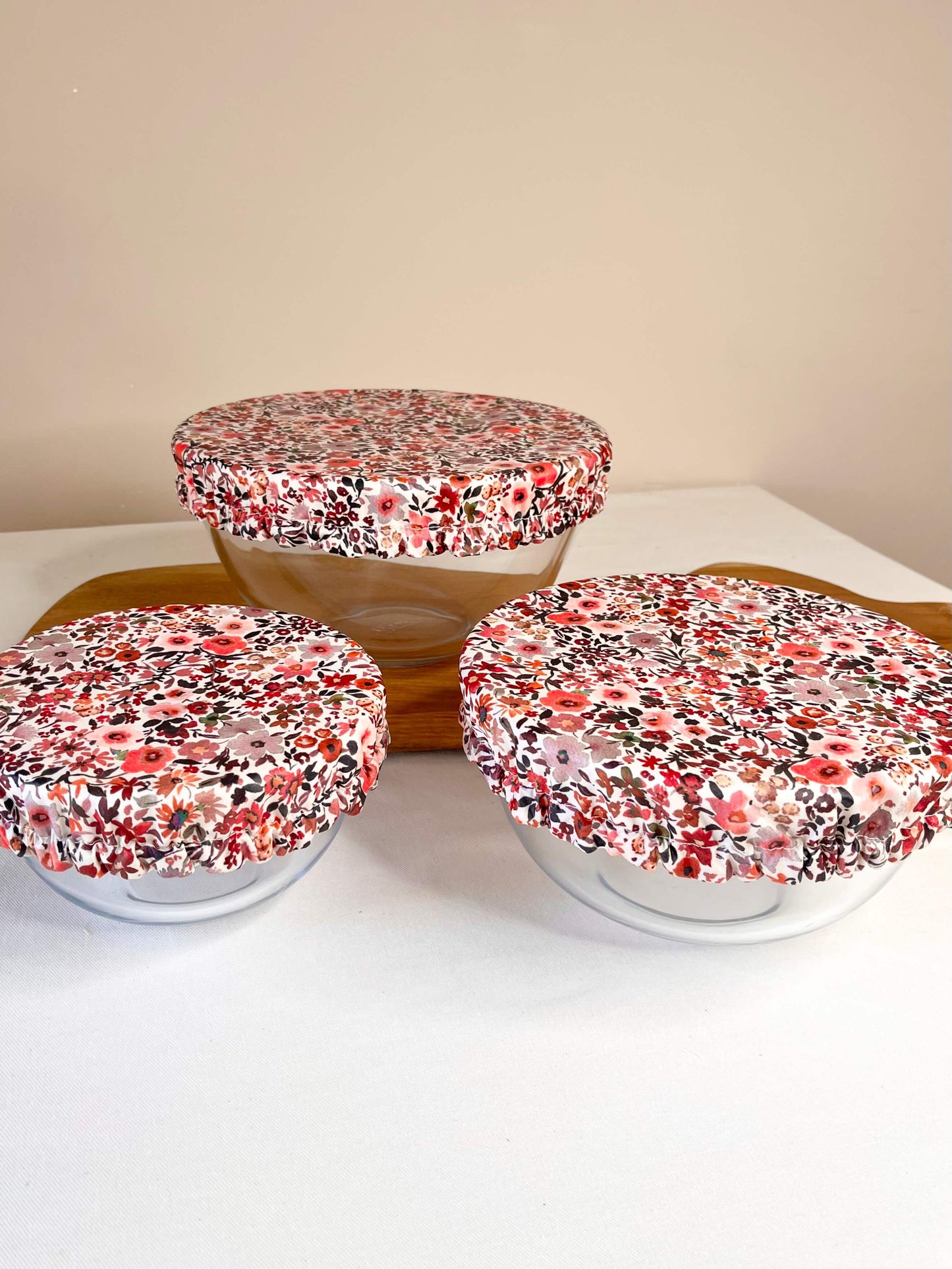 Lot de 3 Couvre-plats alimentaires réutilisables et lavables en tissus Oeko-Tex — Gaia Greener GAIA GREENER
