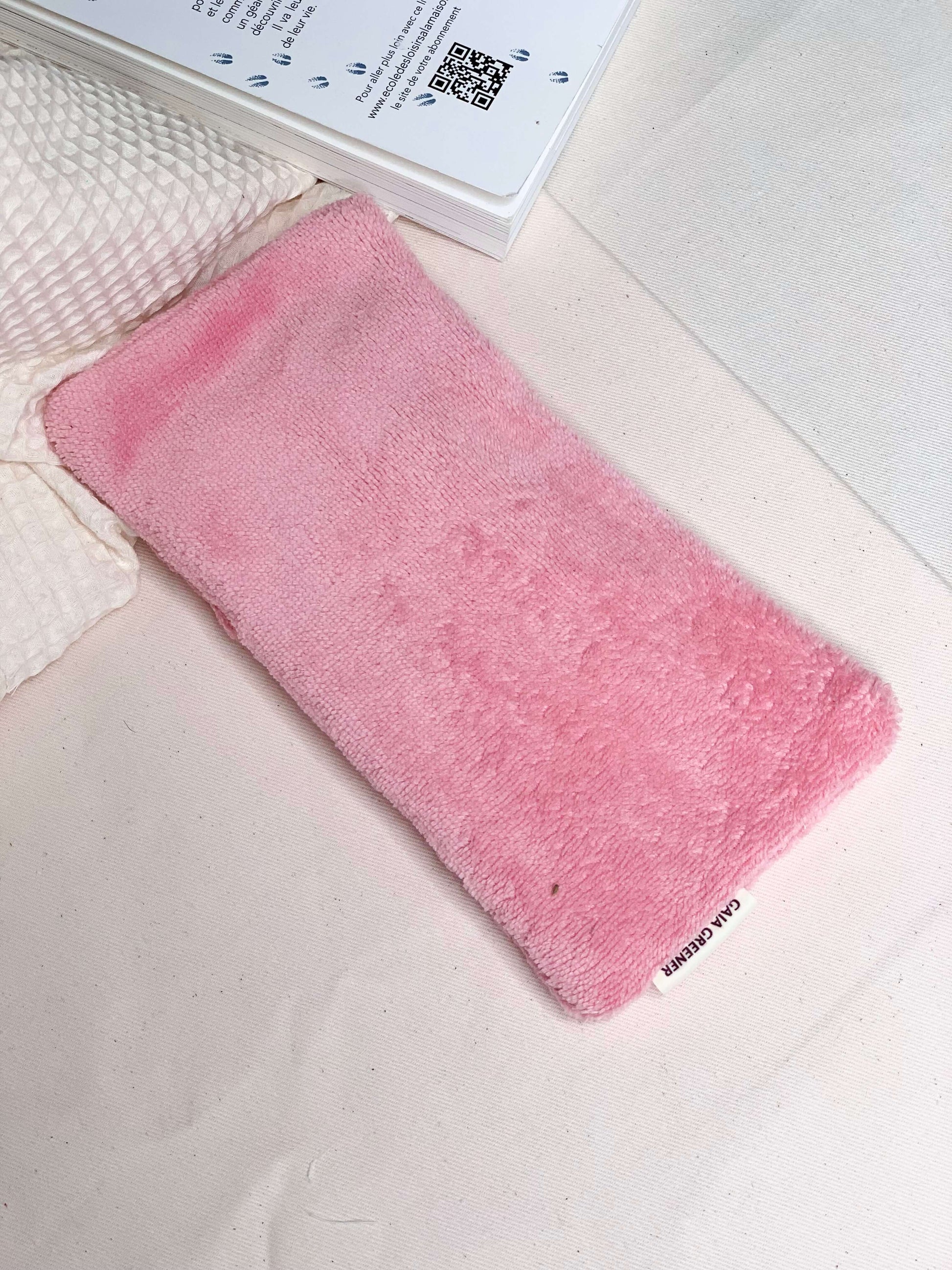 Petite bouillotte sèche aux graines de Lin BIO – Chaleur ciblée & Nomade | Fait main France GAIA GREENER