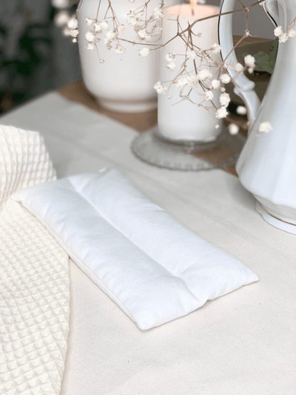 Petite bouillotte sèche aux graines de Lin BIO – Chaleur ciblée & Nomade | Fait main France GAIA GREENER