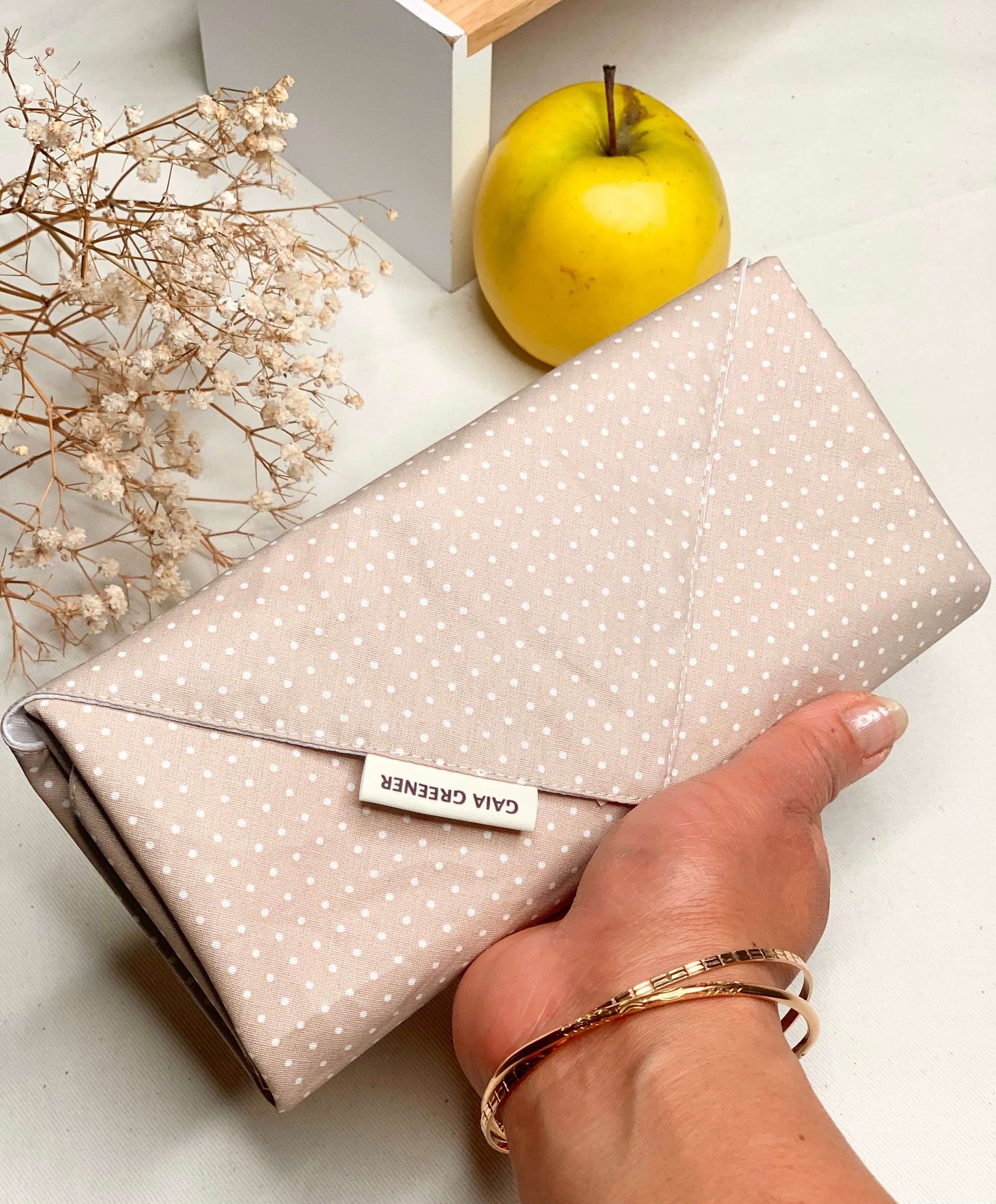 Pochette sandwich ou goûter - réutilisable et lavable GAIA GREENER
