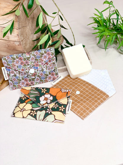 Pochette à savon solide imperméable.