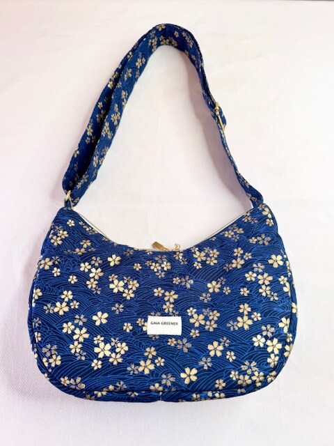 Sac bandoulière femme en coton Oeko-Tex – Fait main en France