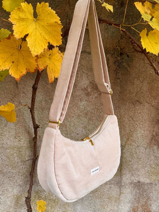 Sac bandoulière femme en coton Oeko-Tex – Fait main en France