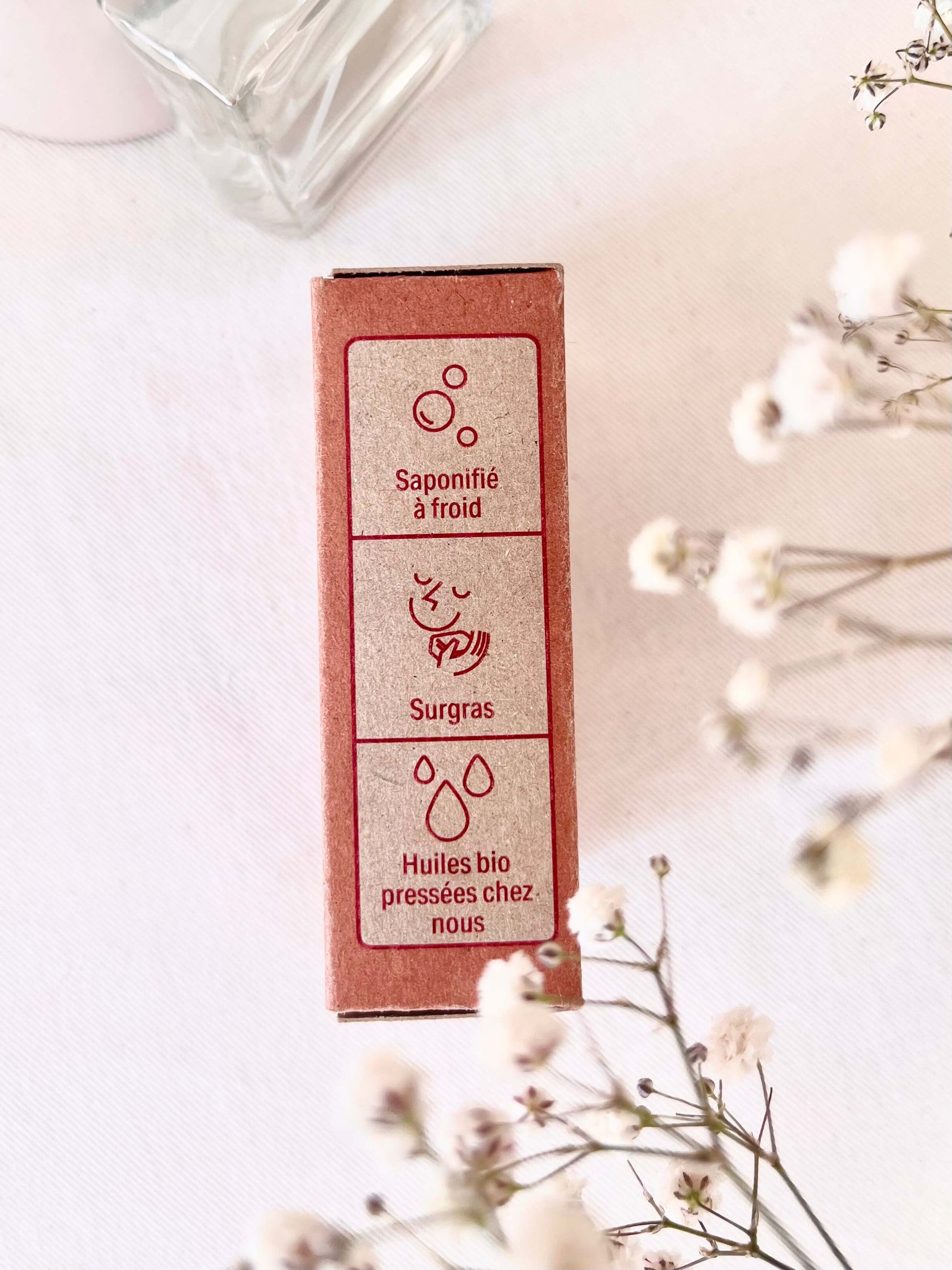 Savon solide neutre Calendula Bio 100g Anaé.