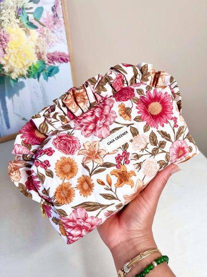 Trousse de toilette femme - coton imperméable GAIA GREENER