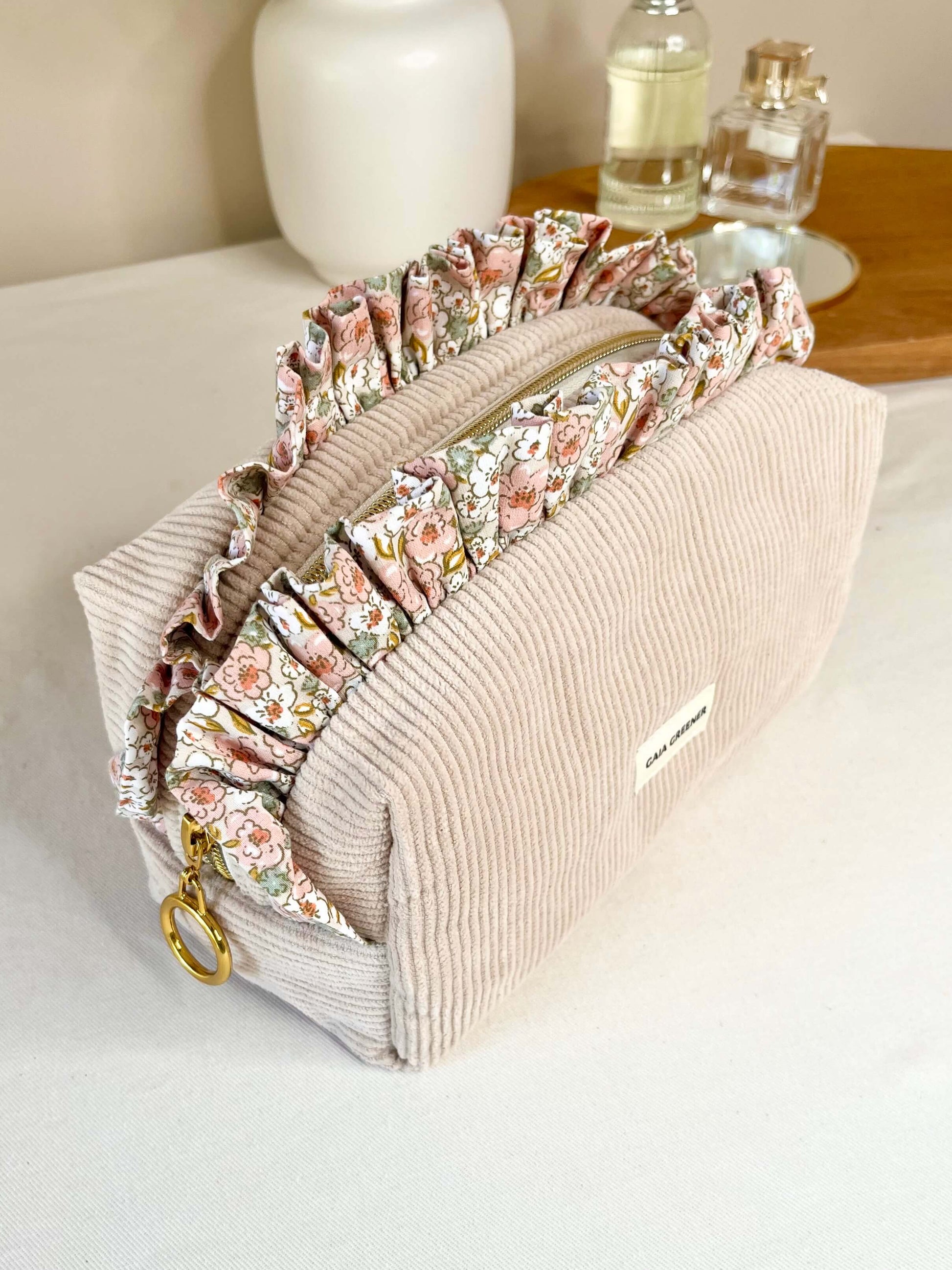 Trousse de toilette femme - coton imperméable GAIA GREENER
