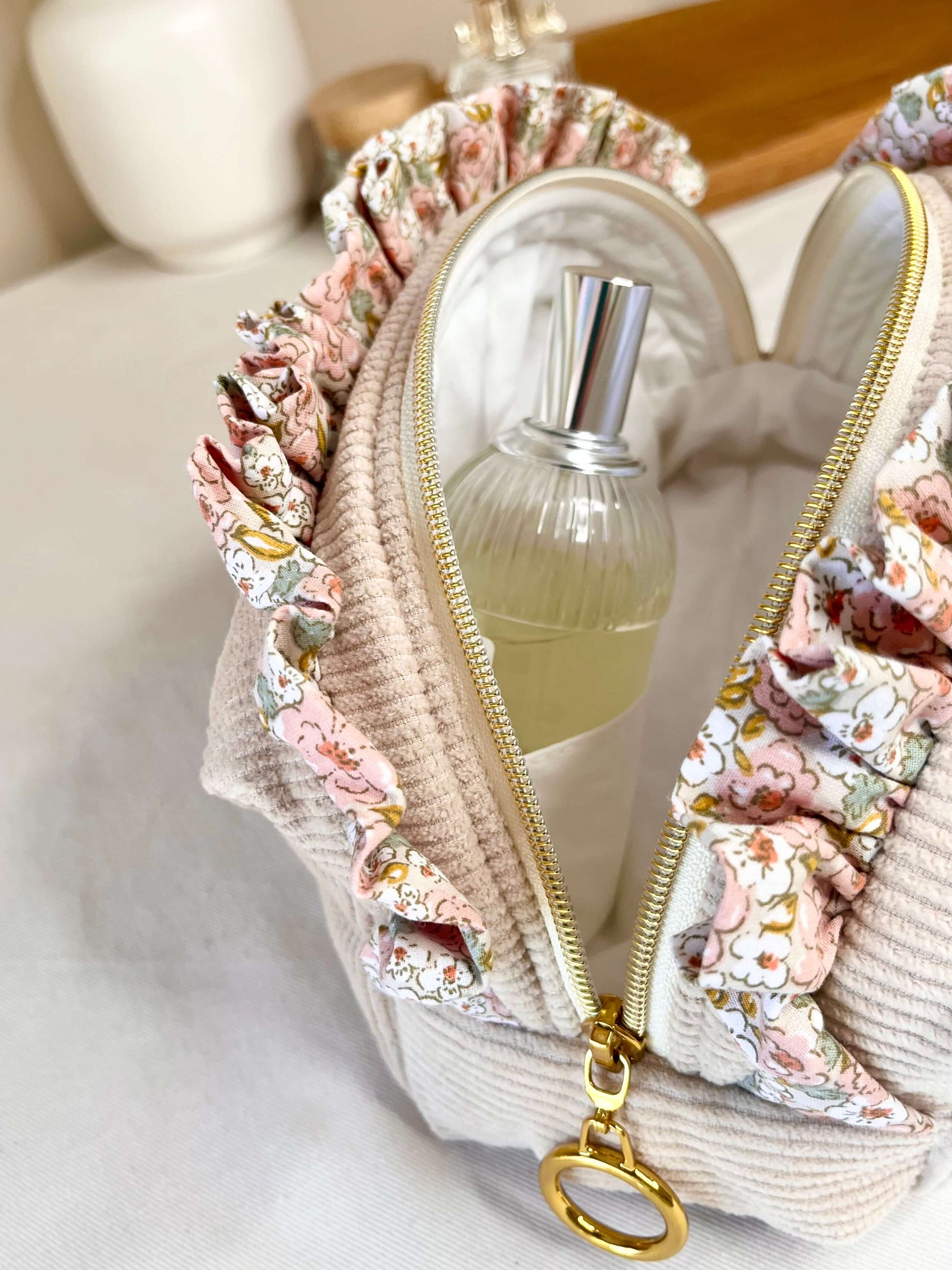 Trousse de toilette femme - coton imperméable GAIA GREENER