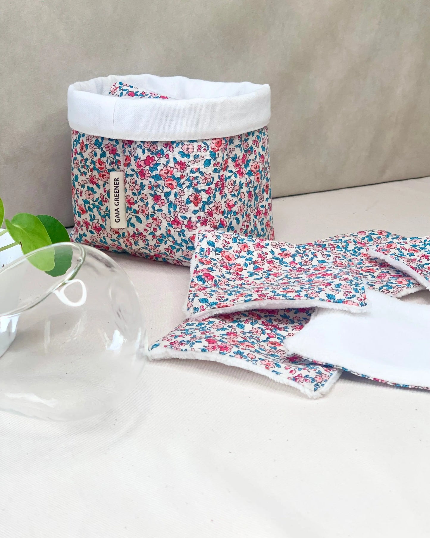 Lingettes lavables et panière GAIA GREENER