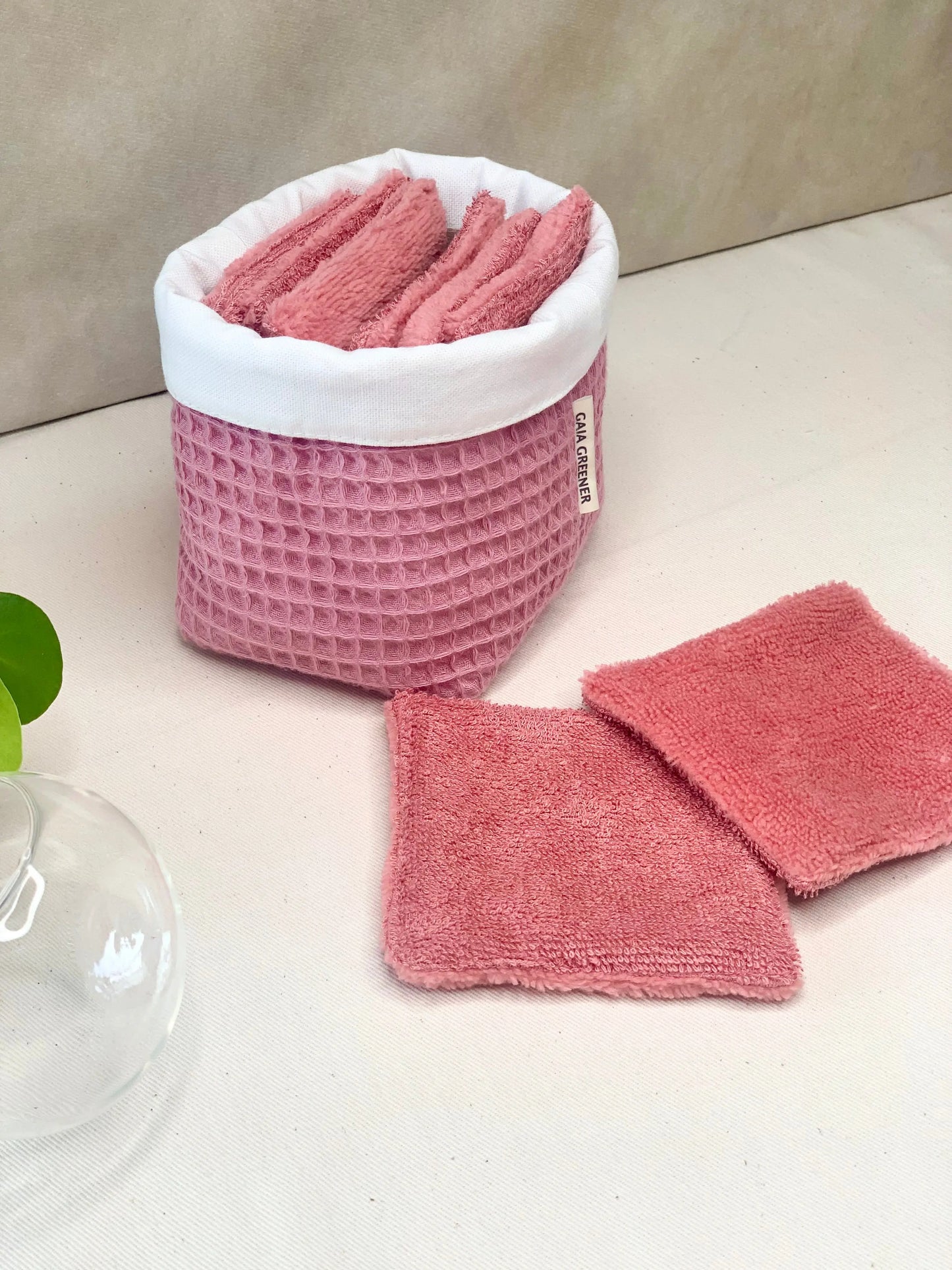 Lingettes lavables et panière GAIA GREENER