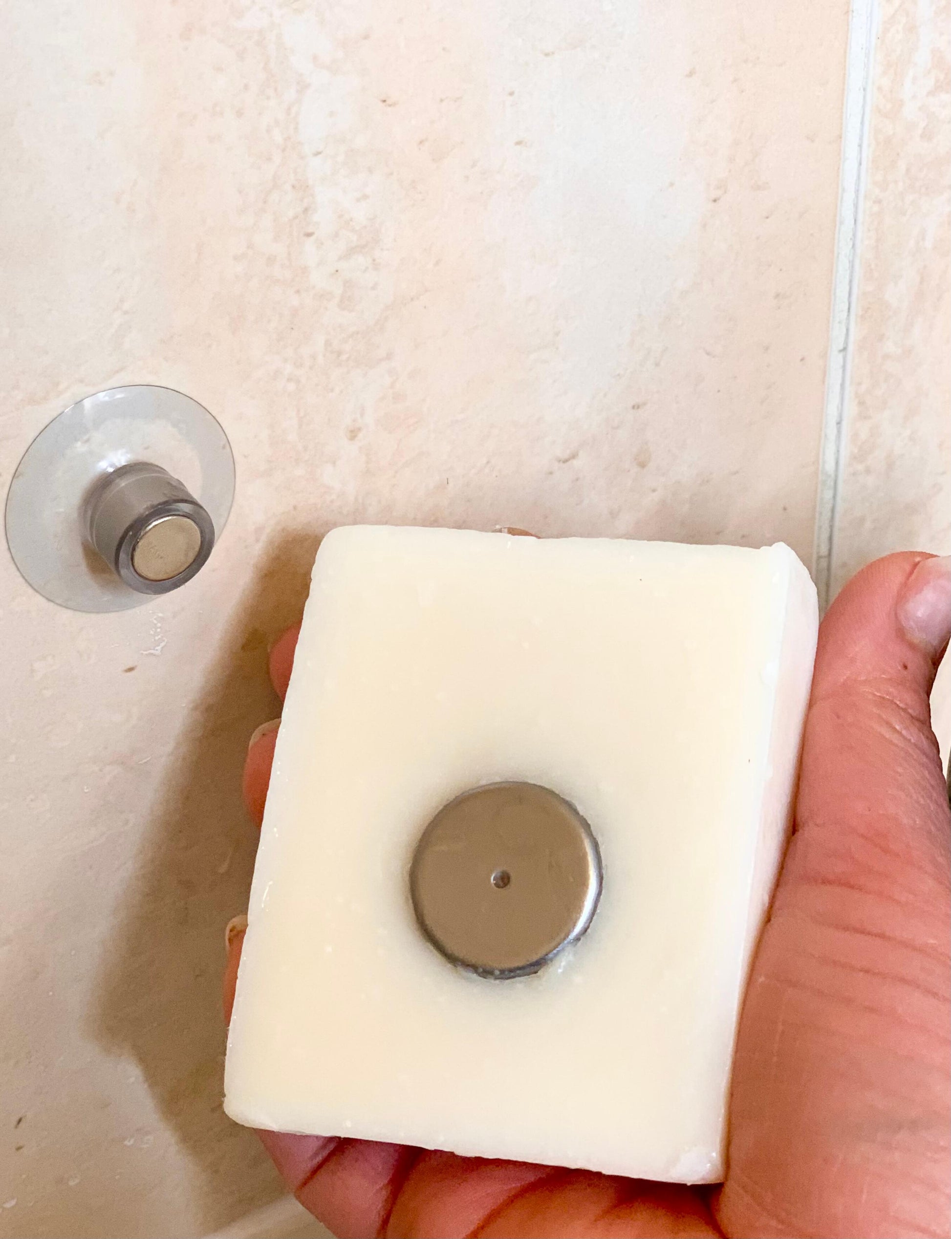Porte savon magnetique sans percage ventouse.