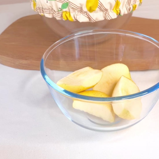 Couvre-plat alimentaire réutilisable et lavable en tissus Oeko-Tex — Taille M