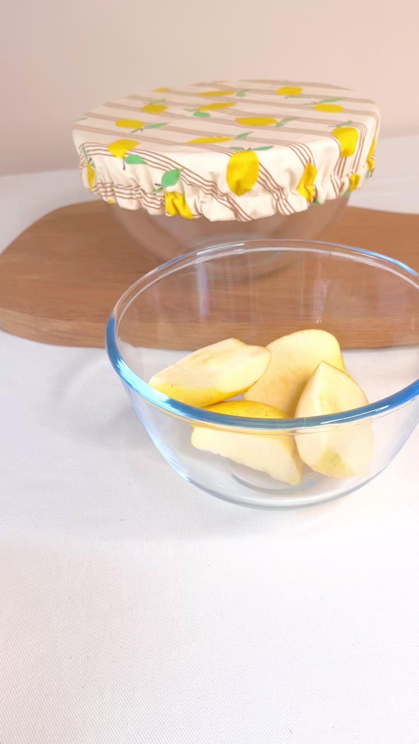 Couvre-plat alimentaire réutilisable et lavable en tissus Oeko-Tex — Taille M