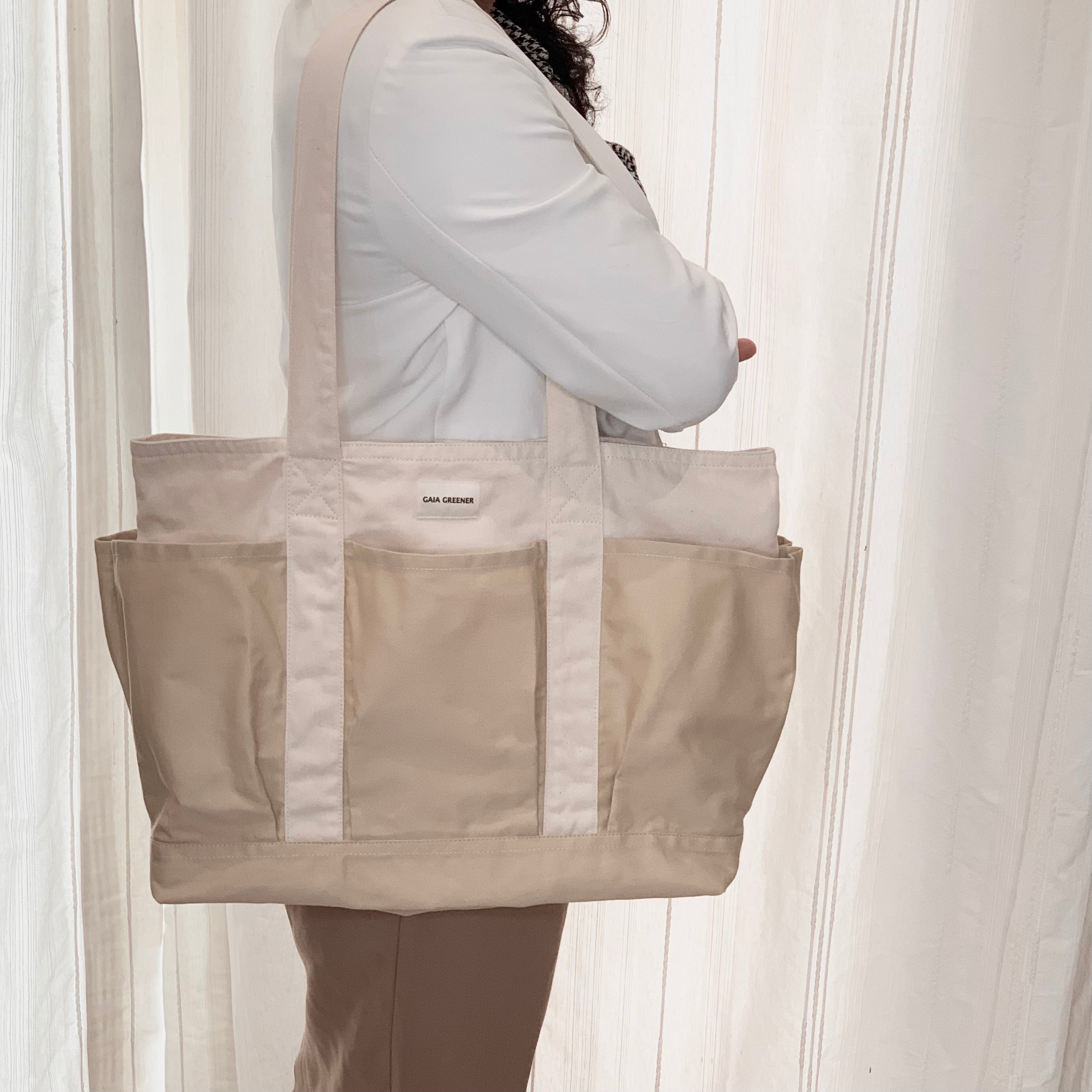 Sac cabas multipoches outlet