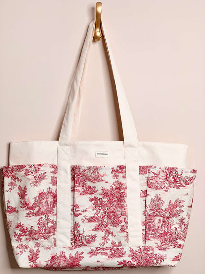 Sac cabas multipoches en coton épais – Idéal courses vrac, Bureau & Cours Gaia Greener