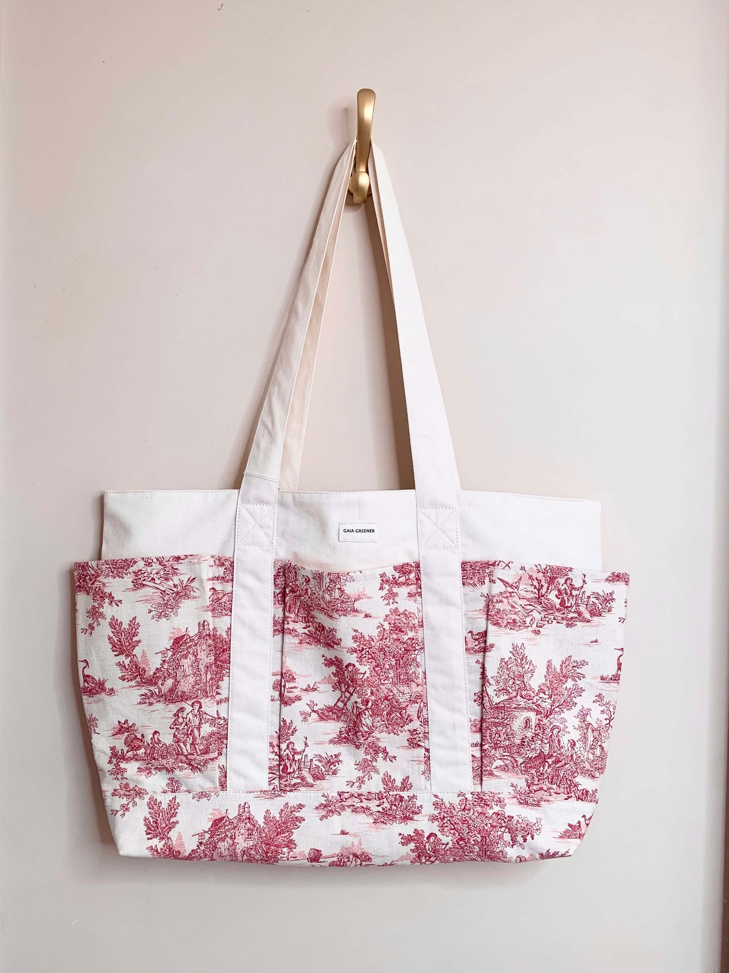 Sac cabas multipoches en coton Gaia Greener.