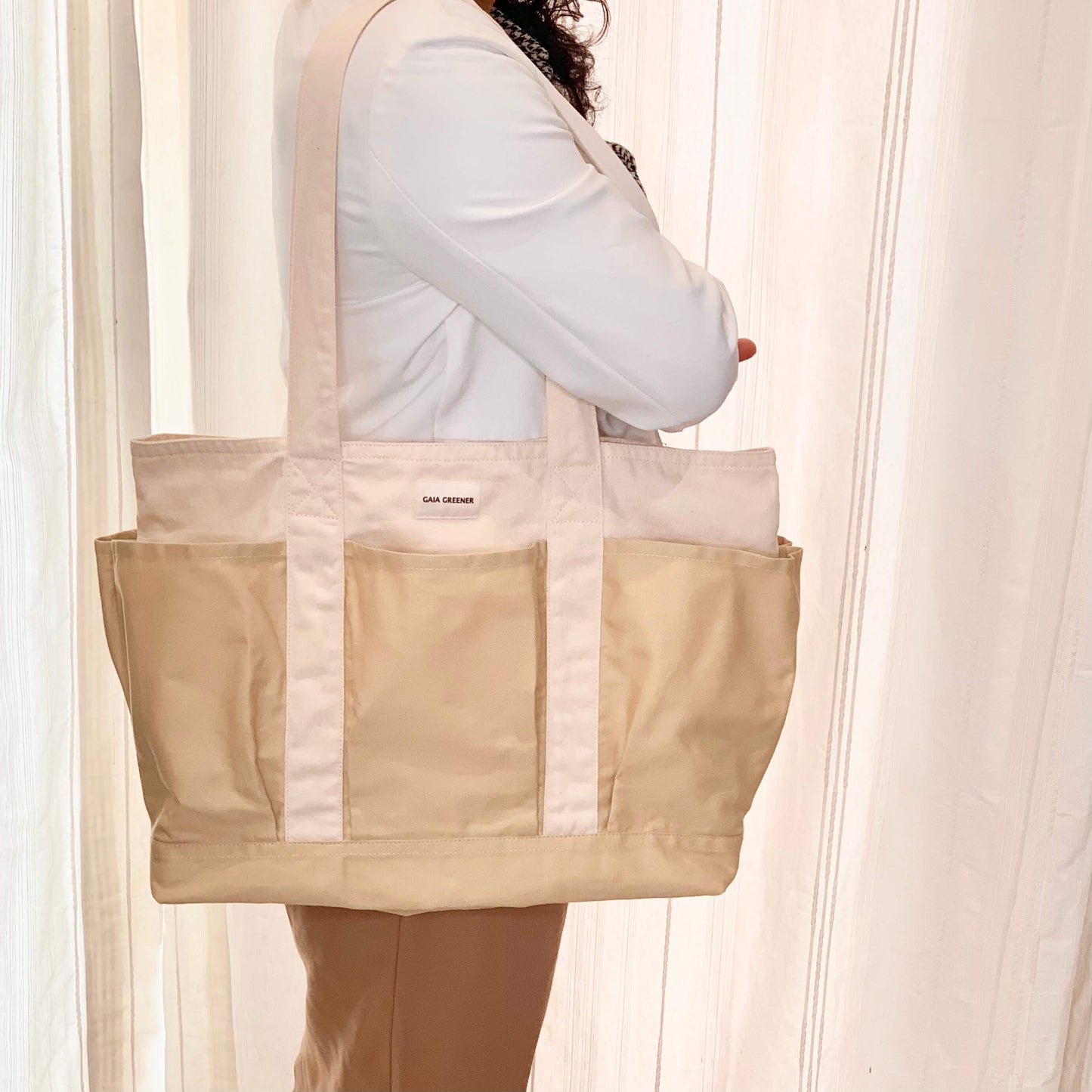 Sac cabas multipoches en coton GAIA GREENER